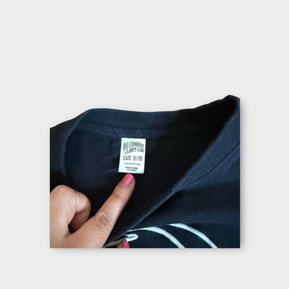 Billionaire Boys Club Astronaut Applique Black Shirt - Picture 3 of 5